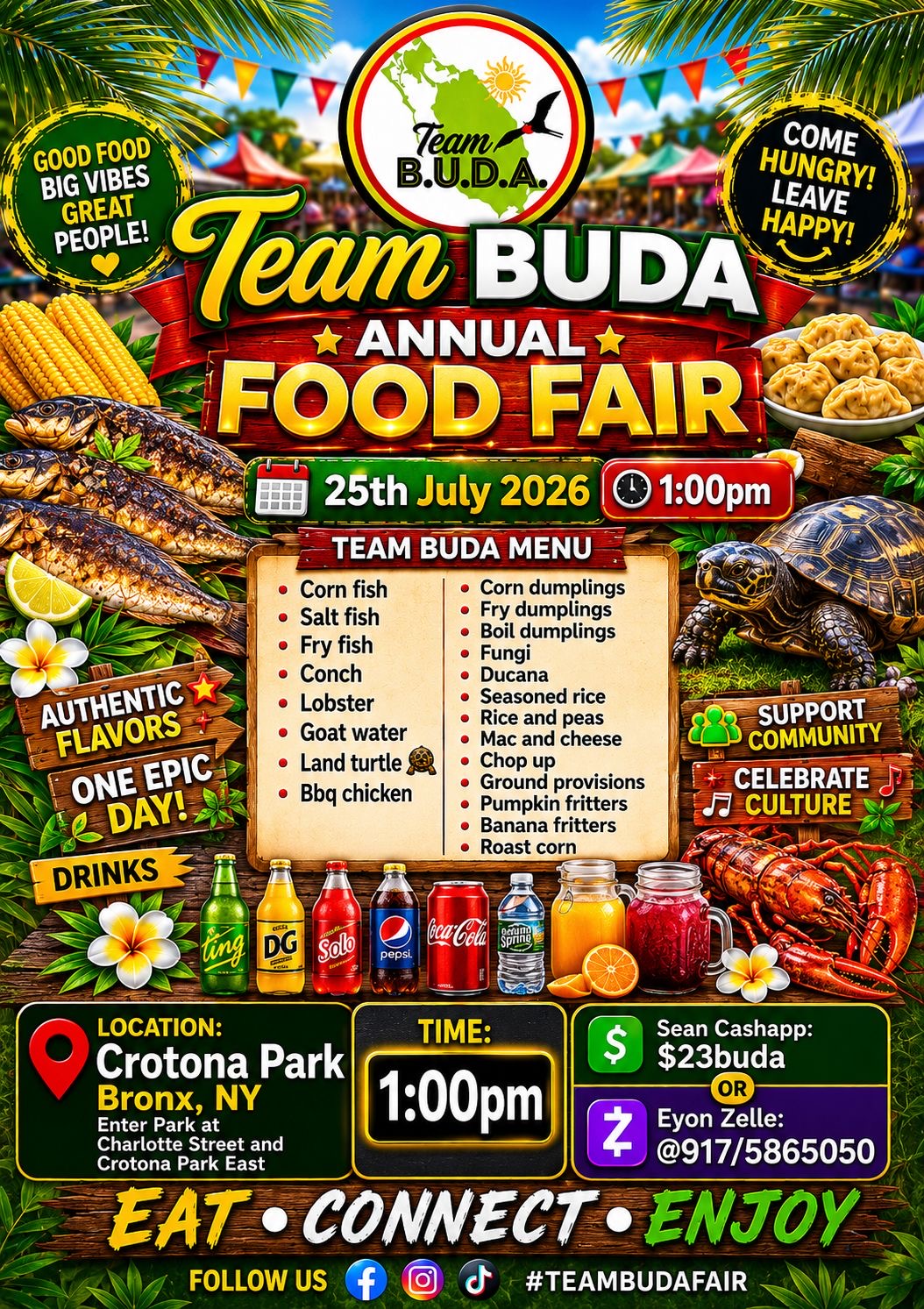 Team B.U.D.A. Annual Food Fair — A Celebration of Culture, Community & Authentic Caribbean Flavor